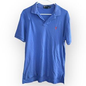 Polo by Ralph Lauren Men's Blue Polo Shirt super soft performance polo